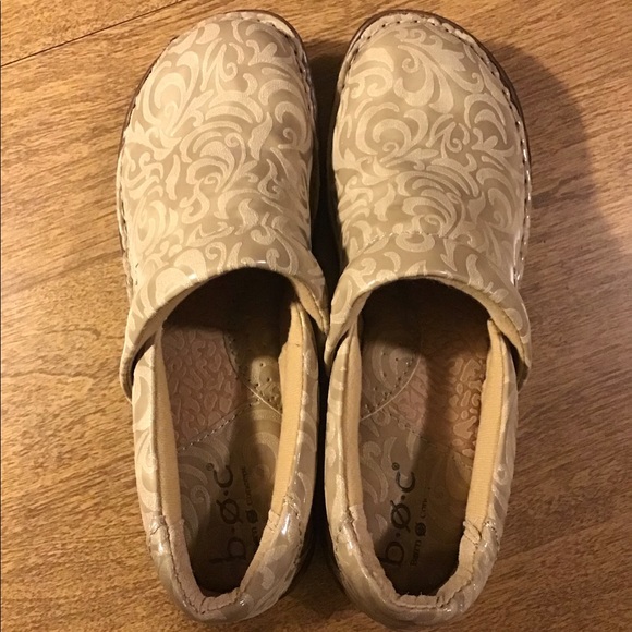 B.O.C. Born Concept Peggy Tan Leather Clogs NWT - Picture 5 of 7